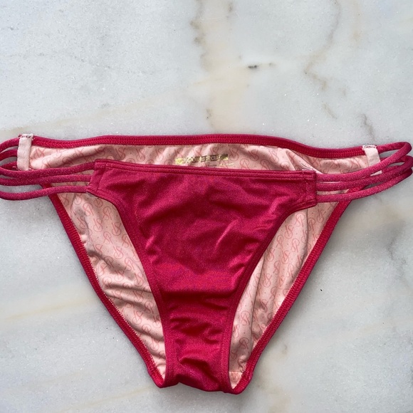 Pink Victoria's Secret Bathing Suit Bottom - Picture 1 of 8